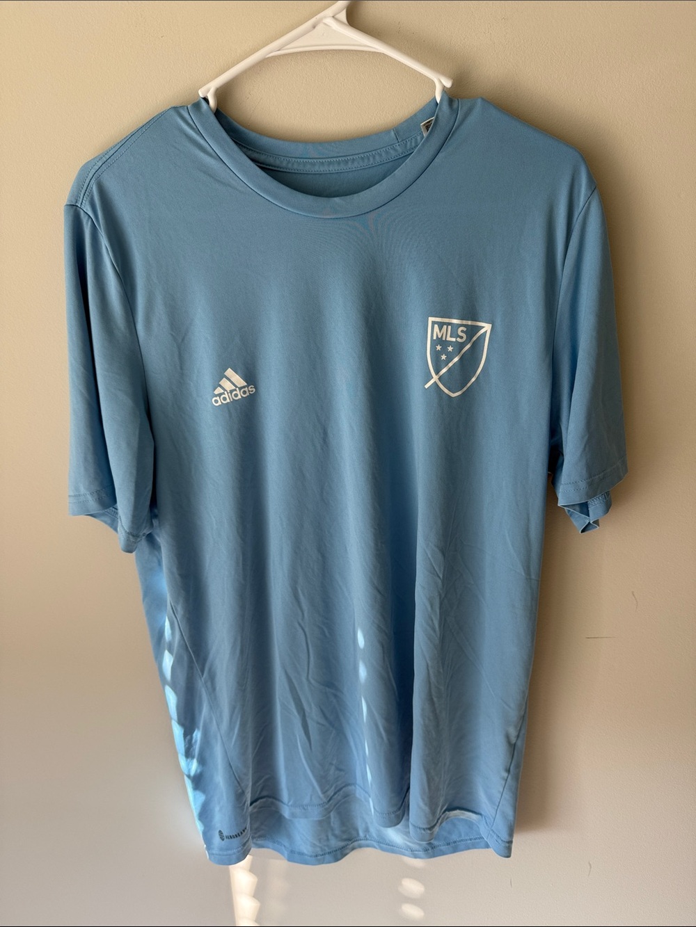 adidas Light Blue MLS Men's Soccer Jersey